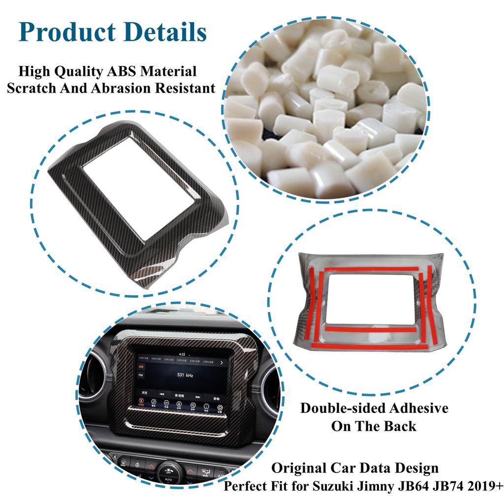 Автомобильный GPS-навигатор, декоративная крышка, рамки, наклейки для Jeep Wrangler JL Gladiator JT 2018-2022, внутренние молдинги
