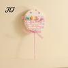 Striped Cane Ornaments Christmas Foam Ornament, Large Candy Lollipop Gingerbread Gift Box Man Pendant Set Hanging Decoration for Xmas Tree,
