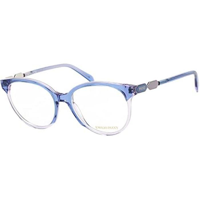 Lunettes De Vue - EMILIO PUCCI - EP 5184 086 - Bleu Clair - Acétate De Cellulose - Ultra Léger