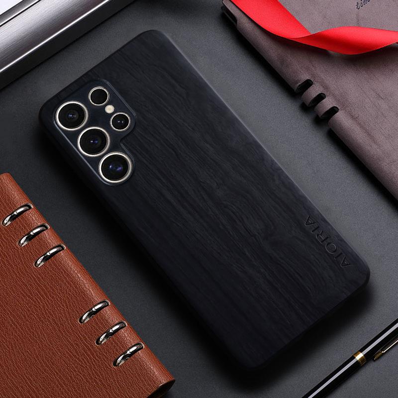 Case for Samsung Galaxy S25 S24 Plus S23 Ultra FE 5G Bamboo Wood Pattern Back Cover for Galaxy S25 Edge S25 S24 Ultra Plus Case