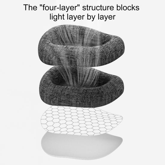 3D Sleep Eye Cover для глубокого сна, регулируемая маска для глаз с нулевым давлением, блокирующая свет, повязка на глаза для путешествий, мягкая и удобная крышка для глаз