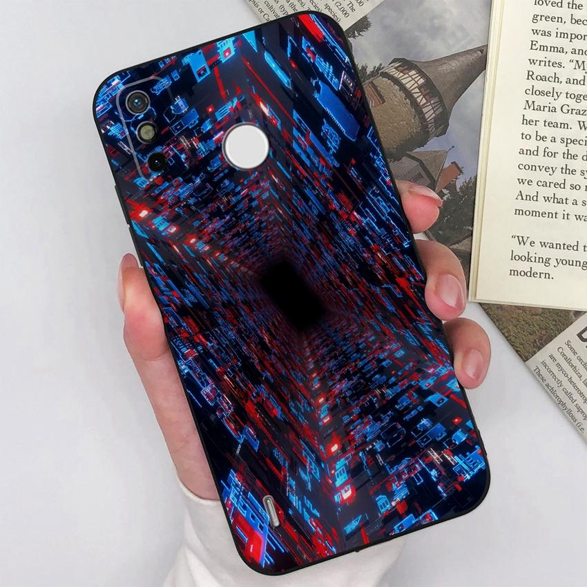 Для Tecno Spark GO 2023 2022 2021 2020 2 3 Camon 12 15 Air Pro Pop 7 Чехол для телефона Милые мультяшные животные Матовые силиконовые задние крышки Для Tecno Накладка