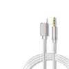 3.5 Mm Aux Audio Plug with Male To 8-pin Connector for Iphone, 1m Stereo Audio Cable