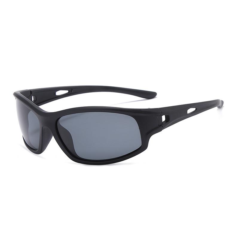 Youth Outdoor Sports Sunglasses Children's Soft Silicone Polarized Silver Cycling