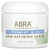Abra Therapeutics, Skin Refining Scrub, Peppermint and Oats, 4.5 Oz (126 G)