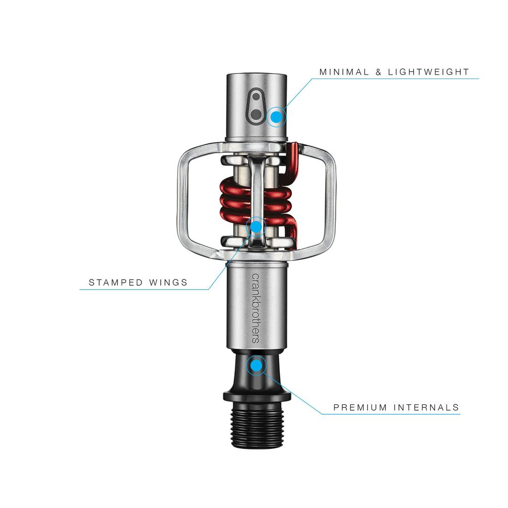 CRANK BROTHERS Взбивалка для яиц 1 педаль красная пружина V2 0296750002/574606
