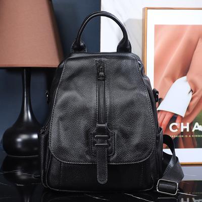 Рюкзак из натуральной кожи, модная сумка большой вместимости «все в одном», верхний слой, мягкий кожаный рюкзак из коровьей кожи