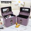 Косметичка женская большая вместимость портативная косметичка размер коробки для хранения косметики