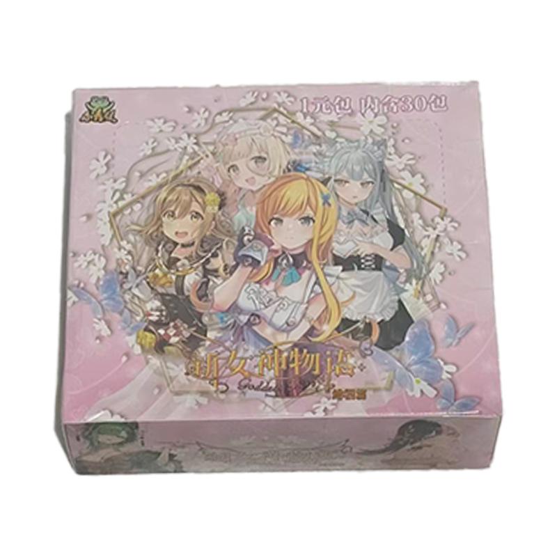 little frog New Goddess Story Collect cards One box contains 30 packs of cards Beautiful anime style gift toy collectibles