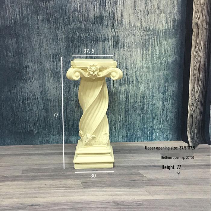 Свадебная золотая римская колонна подставка для цветов – Европейская полосатая трофейная стекловолоконная декорация