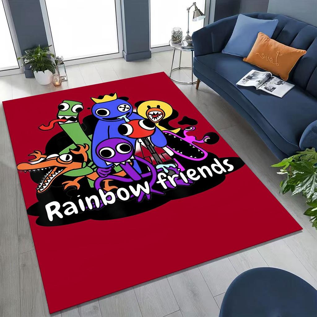 Игровой 3D ковер R-Rainbow F-Friends Мультяшный Арт для Спальни Гостиной Дивана Дома, Входной коврик, Большой Нескользящий коврик для детской игровой