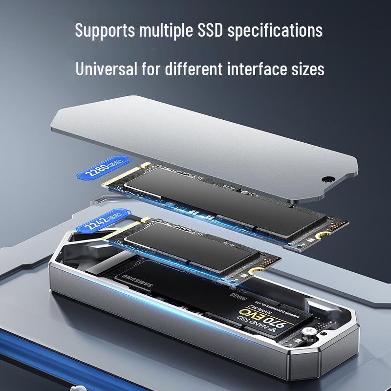Внешний корпус для NVMe M.2 SSD Eaget серии Mecha Type-C 3.2