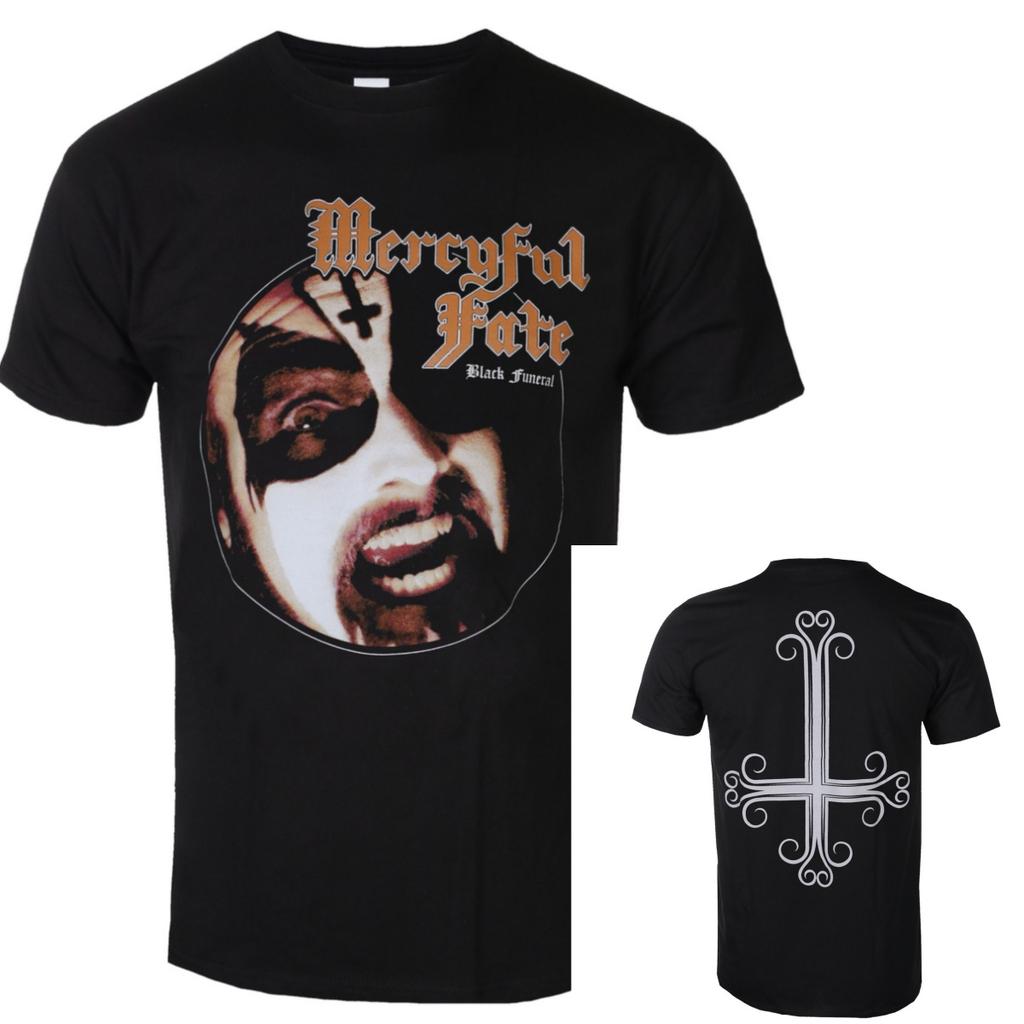 Mercyful Fate Bishop Rock Music Art Style Summer Casual TShirt Unisexs and Womens Luxury Brand Top New