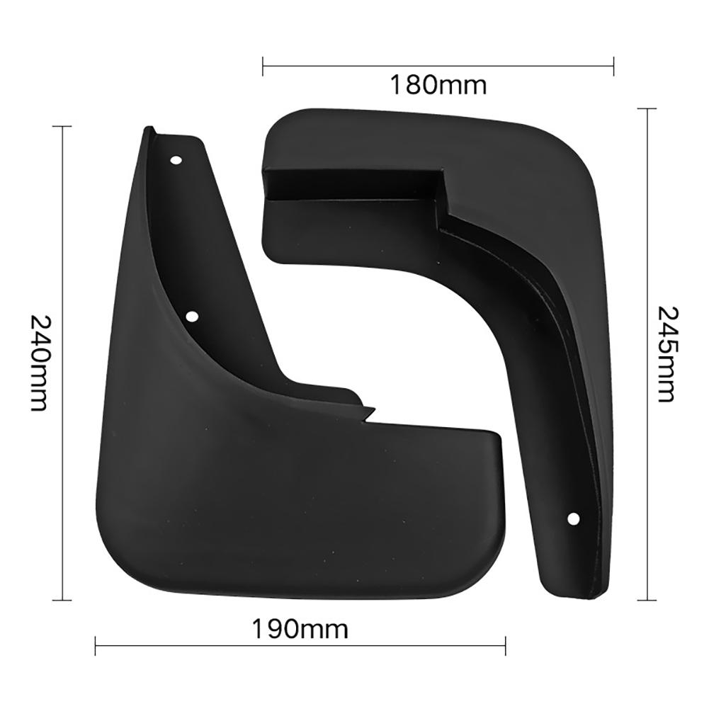 4Pcs Car Mud Flaps Splash Guards Compatible For Peugeot 307 2004-2013 Auto Front And Rear Wheel Mudguards Mudflaps Mud Splash Guards Accessories