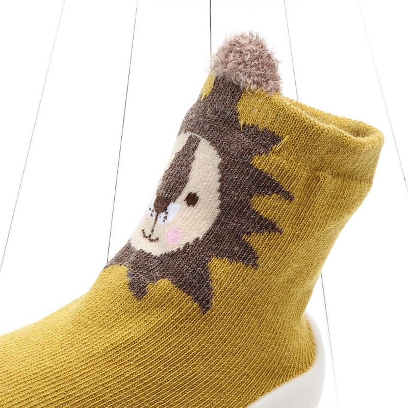 Baby Toddler Shoes Baby Shoes Non-slip Fox Tiger Thickening Shoes Sock Floor Shoes Foot Socks Animal Style