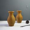Handmade Bamboo Woven Flower Vase and Ornament Collection