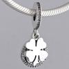 Original Four-Leaf Clover &The Horseshoe Lucky Day Pendant Bead Fit 925 Sterling Silver Bead Charm Fashion Bracelet Diy Jewelry