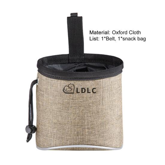 Многофункциональная сумка для лакомств для собак с поясным ремнем из ткани Оксфорд, вместительная закуска для собак