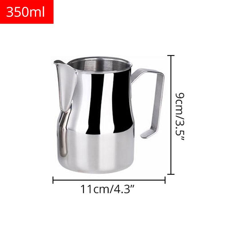 Stainless Steel Milk Frothing Pitcher Professional Milk Pitcher Jug Espresso Coffee Barista Craft Cappuccino Frother Cream Cup