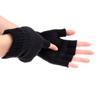 Fashion Cashmere Stretchy Half Finger Gloves Wool  Knitted Typing/Texting Gloves Fingerless Gloves