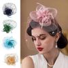 Tulle Petal Mesh Flower Headwear Veil Festival Headpiece Vintage Hair Accessories Wedding Bride