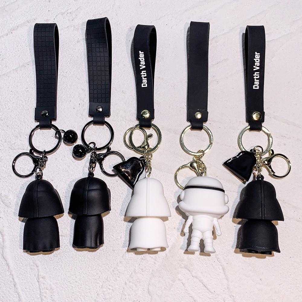 Stylish Deadpool Star Wars Keychain Intricate Darth Vader Design Pvc Material
