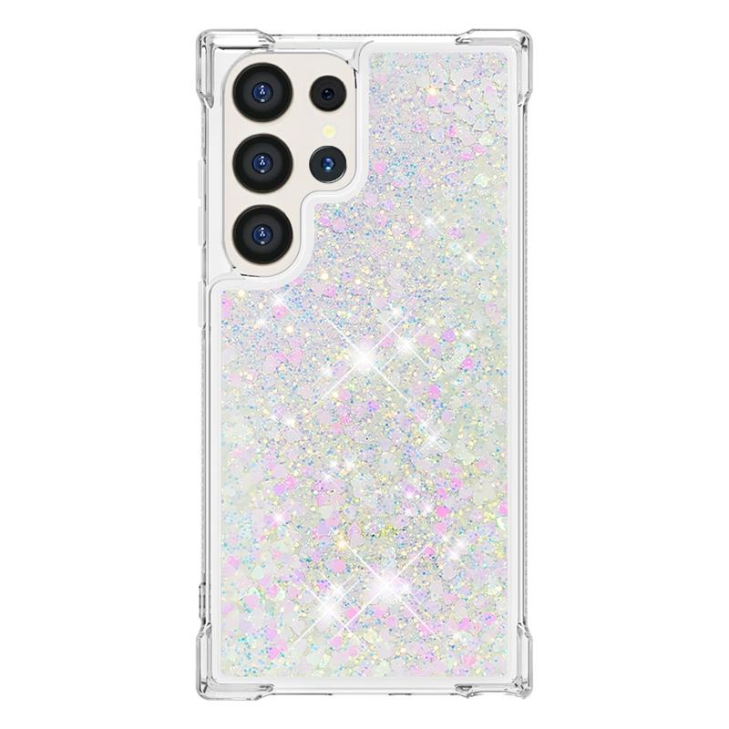 Для чехла Galaxy S24 Ultra Мультяшный расписной чехол с жидким песком для Samsung Galaxy S23 S 24 Ultra S24 Plus Чехол для телефона Фунда