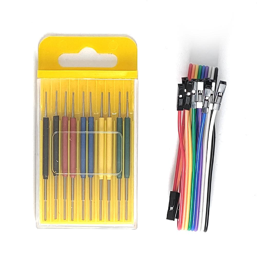 10pcs Universal Chip Micro IC Clamp Replacement Parts IC Test Hook 0.13mm Accessories for Programmer Logic Analyzer