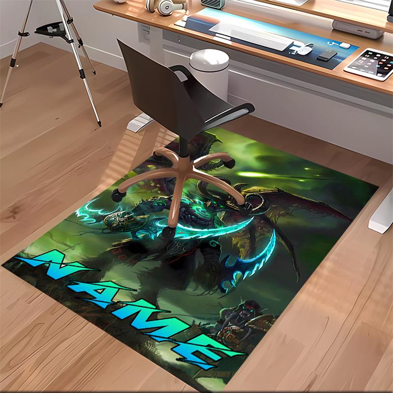 Custom personalization World of Warcraft Print Area Rug - Soft, Washable Non-Slip Indoor Mat,Living Room,Home&Office Decorative Rug