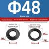 Набор закаленных шайб из черненой углеродистой стали: GB850 Конические, GB849 Сферические, Вогнуто-выпуклые (Размеры M6-M64)