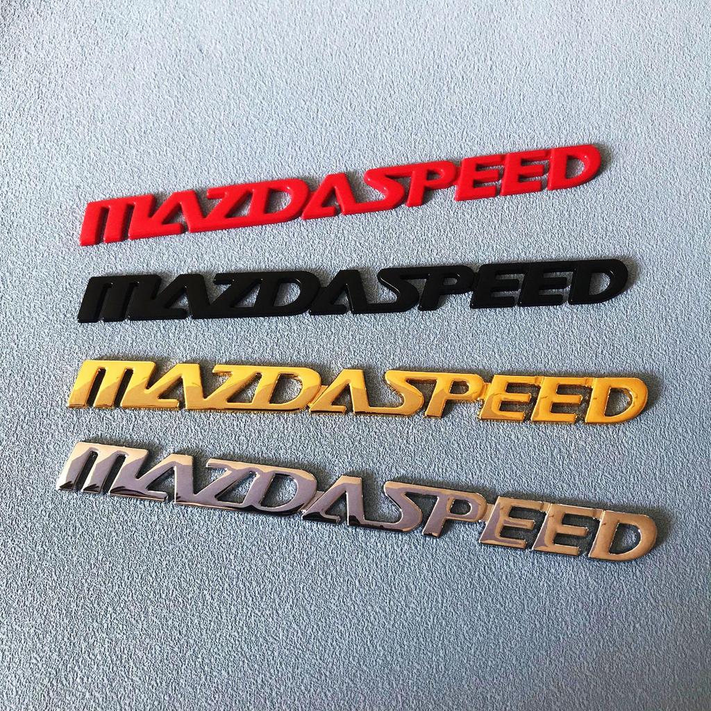 Металлическая наклейка на автомобиль Mazda Speed: Эмблема боковая и задняя Atenza Angkesaila.