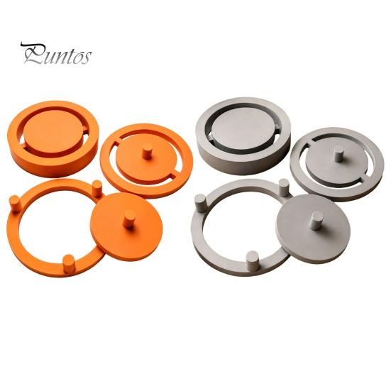 Pottery Molding Tool 1 Set Foot Ring Tools, Clay Base Maker, Aligned Template, Even Press for Bowls And Mugs, Studios, Beginners Ceramic Art