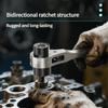 Многоразмерный трещоточный ключ с двусторонним дизайном для механиков, DIY-проектов, конструкция из коррозионностойкой стали