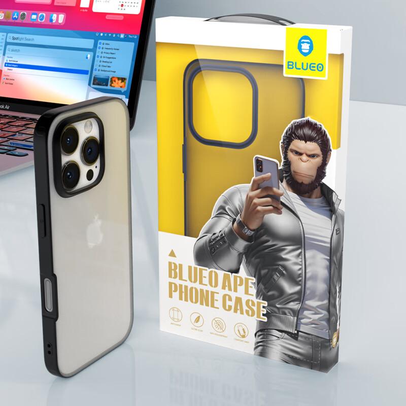 IPhone 16 Pro Case, Matte Armor Ultra-Thin Shockproof Protective Cover for Apple IPhone 16 Pro, Premium Gray