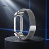 Бесшовная умная ремешок для часов из нержавеющей стали для Fitbit Air Band, Регулируемый сменный магнитный браслет, Гибкая регулировка, Петли для часов,