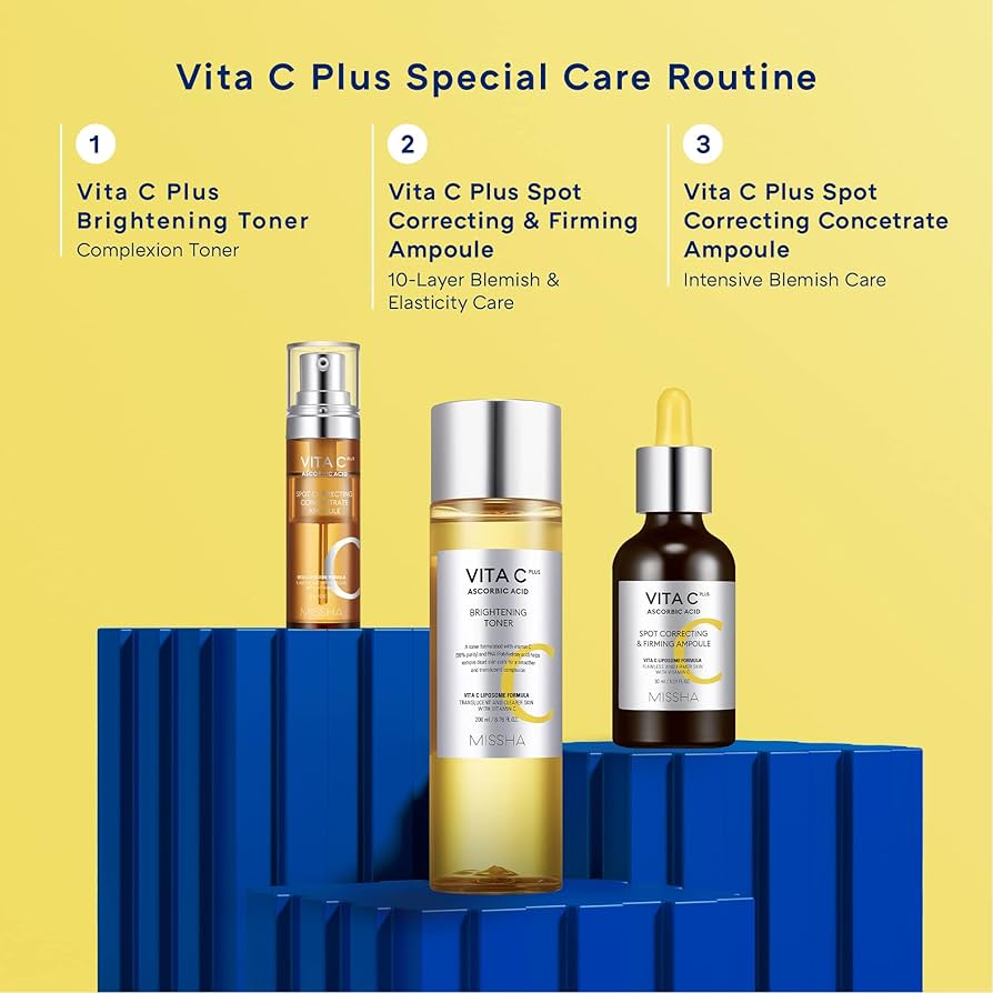 MISSHA Vita C Plus Brightening Toner 200ml AUTHENTIC STORE