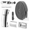 Белые эластичные шнурки без завязывания: Плоский дизайн Easy Lock для всех полов и детей