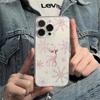 Зимний Розовый Олень Снежинка Чехол для Телефона для iPhone 17 16 Pro Max Air 15 14 Plus 13 12 11 Pro 7 8 XR X XS SE Ударопрочный Прозрачный Чехол