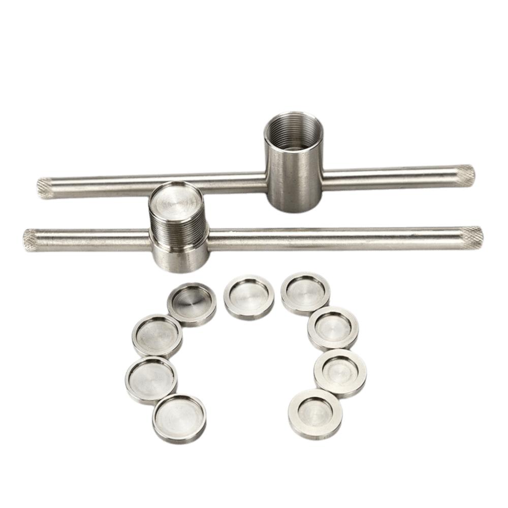 11PCS Stainless Steel Billiard Cue Tip Shaper Threaded Cue Tip Shaper Tool For Billiard Cue Tips