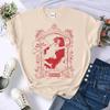 Футболка Sabrina Carpenter женская Гранж Поп-культура Женская Цифровой графический t-shirt хип-хоп Пастельный Готический Поп-культура Дышащая