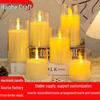 Светодиодная имитация свечей - идеально подходит для свадеб, Рождества и создания атмосферы - декоративный реквизит на батарейках