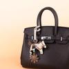3D Trendy Designer PU Leather Rocking Horse Keychain Pony Horse Pendant Decoration For Ladies Bag Keyring Charm Accessories