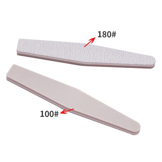 2 Pcs Nail Polishers Double-sided Great Friction Reusable Beauty Caring Thick Manicure Shaping Nails Long Nail Files Polishing Tool Nail Salon Stuff