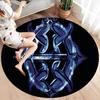 Within Temptation Round Area Rug,Carpet Rug for Living Room Bedroom Sofa Playroom Decor,Non-slip Floor Mat
