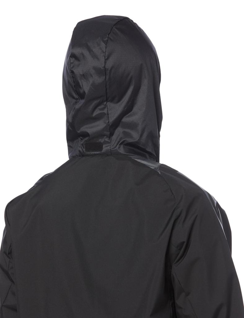 Adidas Tiro 24 Competition Футбол Серый Размер Мужская Всепогодная Куртка, HBP45, Черный/Командный (IJ8343), Дж/Л