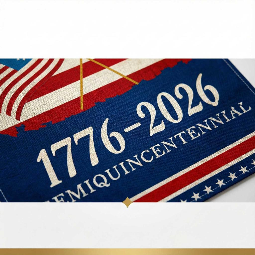 Decorative Garden Flag For The 250th Anniversary Of The United States