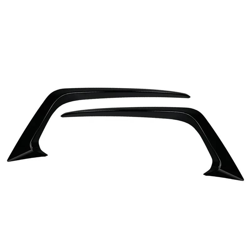 Car Front Bumper Side Splitter Spoiler Decoration Trim For Ford Fiesta ST MK6 B-Max 2012 2013 2014 2015 2016 2017