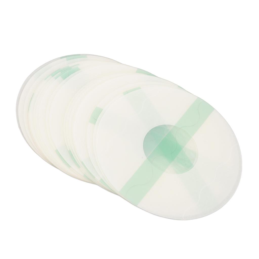 20 шт. прозрачные чехлы для датчиков, водонепроницаемые, нескользящие, удобные, портативные, круглые, зеленые