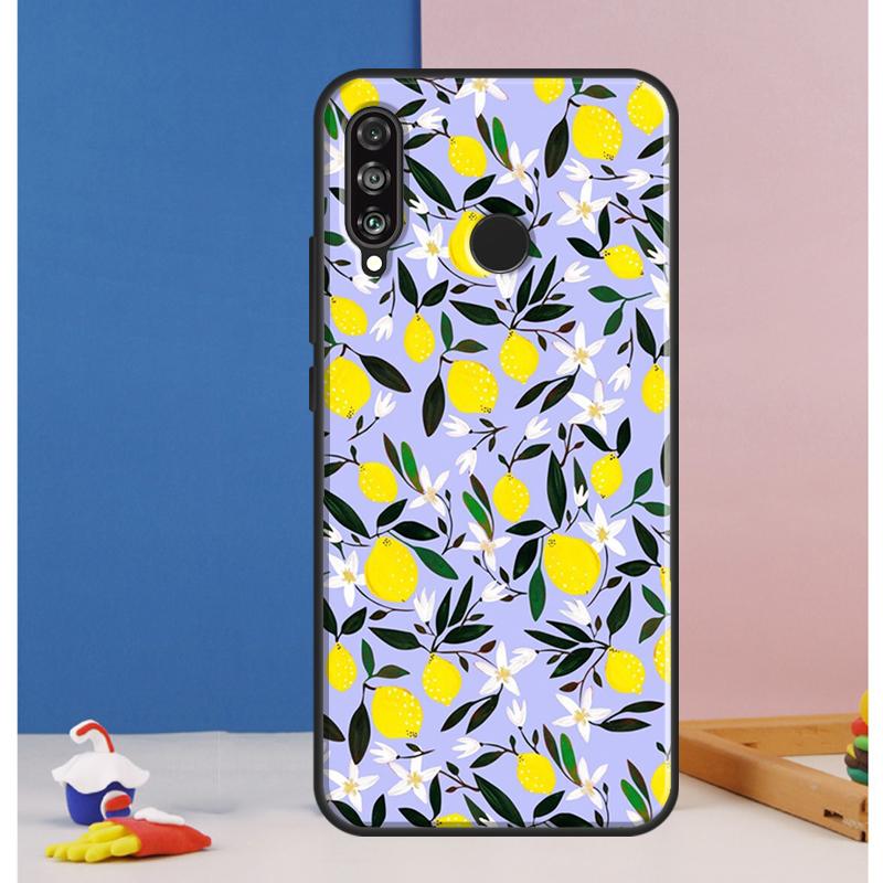 Summer Lemon and Leaf For Huawei Nova Y90 Y70 Y60 Y72 Y61 Y91 12s 12i 11i 7i 8i 9 10 SE P60 Pro P30 P40 Lite Case