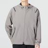 Under Armour Unstoppable Sun Protection Series Zip-Up Drawstring Hooded Sports Woven Breathable Training Jacket Men Jackets Grey 1370494-294